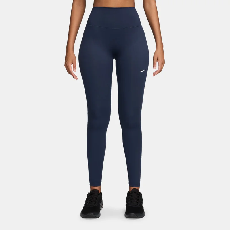 Nike Blue Women's One Dri-FIT Seamless Front Full-Length Training Leggings for Women | Best Price UAE